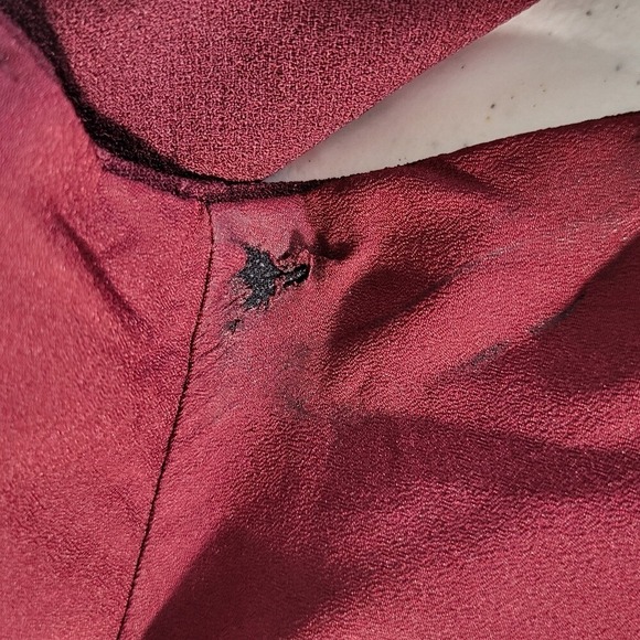 Wayf Elegant Burgundy Long Dress Size XS - Picture 9 of 9